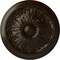 Ekena Millwork Vienna Ceiling Medallion (Fits Canopies up to 3 1/4"), Hand-Painted Bronze, 16 7/8"OD x 5/8"P CM17VIBZS - alternate 1
